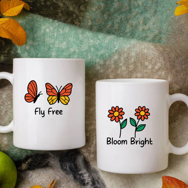 Bloom & Fly Matching Mugs For Besties
